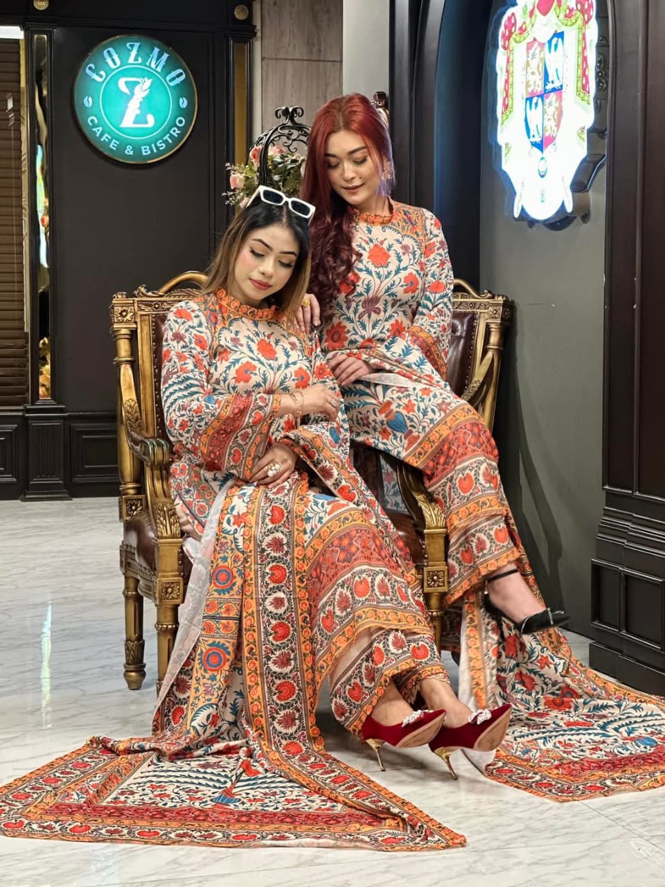 Rainbow,Readymade,Gown,Set