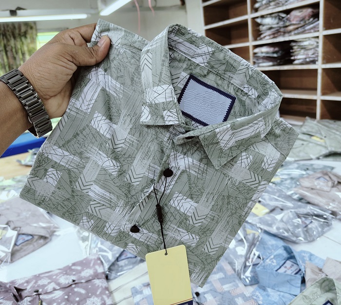 Pure Cotton full Sleeve Print Shirt for Men's