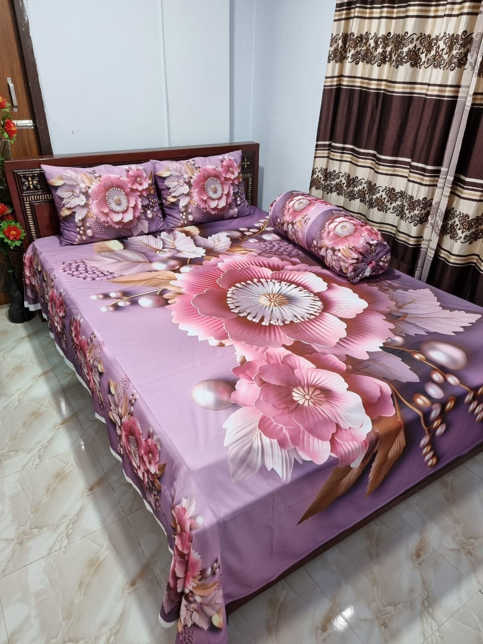 Premium 3D Bed sheet Four Piece Set